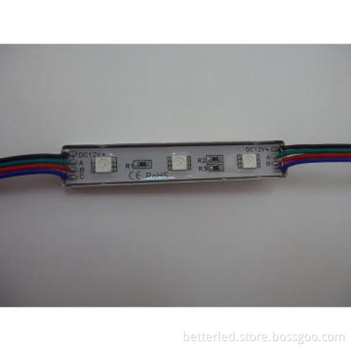 LED module 5050 3led/pcs with plastic cover